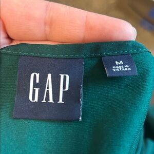 GAP Deep Emerald Green Cutout Dress